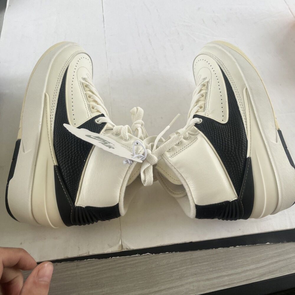 Size 5.5 - Air Jordan 2 Retro Sail Black W
